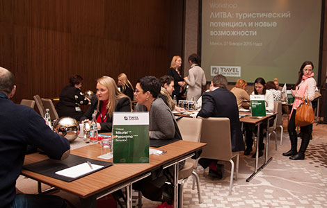 Workshop «Lithuania: tourist potential and new facilities» in Minsk on the 27th of January 2015.